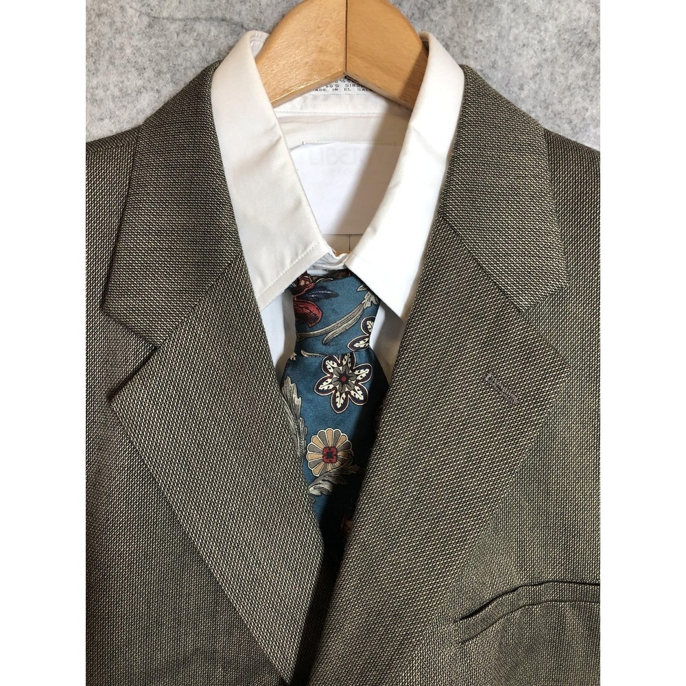 J. Ferrar Blazer Sport Coat Mens 46 Long Brown Suit Coat Jacket Career Classic